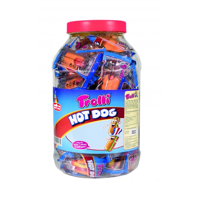 TROLLI *HOT DOG* 9g ΖΕΛΕ 60τμ Κ/6